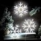 3 Pcs Christmas Neon Sign White Snowflake Neon Sign Christmas Window Decorations Light up Room Sign LED Neon Sign Light USB Wall Bar Living Room Decor for Winter Party Home Bedroom Office Art